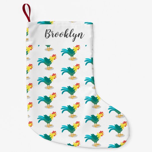 Een grappige illustratie van de cartoon van de kra kleine kerstsok (Voorkant)