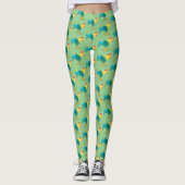Een grappige illustratie van de cartoon van de kra leggings (Voorkant)