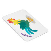 Een grappige illustratie van de cartoon van de kra magneet (Rechterzijde)