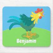 Een grappige illustratie van de cartoon van de kra muismat (Voorkant)