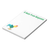 Een grappige illustratie van de cartoon van de kra notitieblok (Linkerzijde)