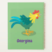 Een grappige illustratie van de cartoon van de kra planner (Achterkant)