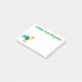 Een grappige illustratie van de cartoon van de kra post-it® notes (Schuin)