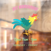 Een grappige illustratie van de cartoon van de kra raamsticker (Vel 2)