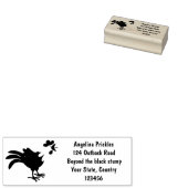 Een grappige illustratie van de cartoon van de kra rubberstempel (Gestempeld)