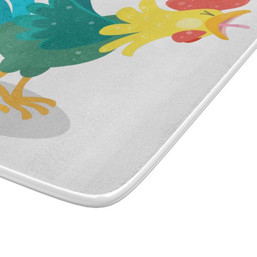 Een grappige illustratie van de cartoon van de kra snijplank (Hoek)