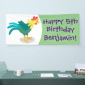 Een grappige illustratie van de cartoon van de kra spandoek (Beurs)