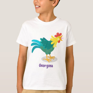 Een grappige illustratie van de cartoon van de kra t-shirt
