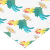 Een grappige illustratie van de cartoon van de kra tafelkleed (Gekanteld)