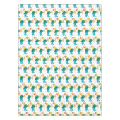 Een grappige illustratie van de cartoon van de kra tafelkleed (Voorkant)