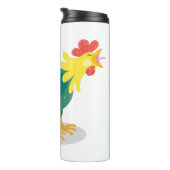 Een grappige illustratie van de cartoon van de kra thermosbeker (Geroteerd rechts)