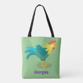 Een grappige illustratie van de cartoon van de kra tote bag (Achterkant)