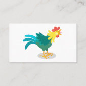 Een grappige illustratie van de cartoon van de kra visitekaartje (Achterkant)