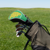 Een grappige illustratie van de cartoon van druive golfheadcover (Insitu)