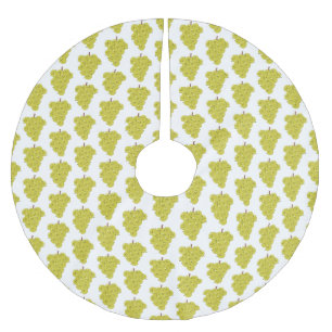 Een grappige illustratie van de cartoon van druive kerstboom rok