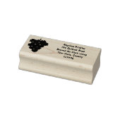 Een grappige illustratie van de cartoon van druive rubberstempel (Stempel)