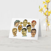 Een grappige jongen die lacht kaart (Gele Bloem)