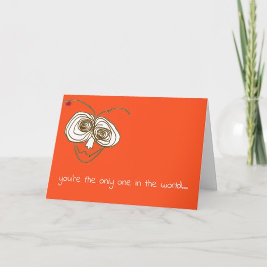 Een grappige kaart die zegt dat je speciaal bent e (Voorkant)