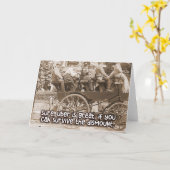 Een grappige  kaart - kun je overleven? (Gele Bloem)