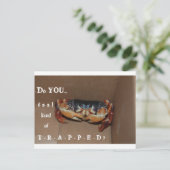 Een grappige kaart om een vriend op te vrolijken.. (Staand voorkant)