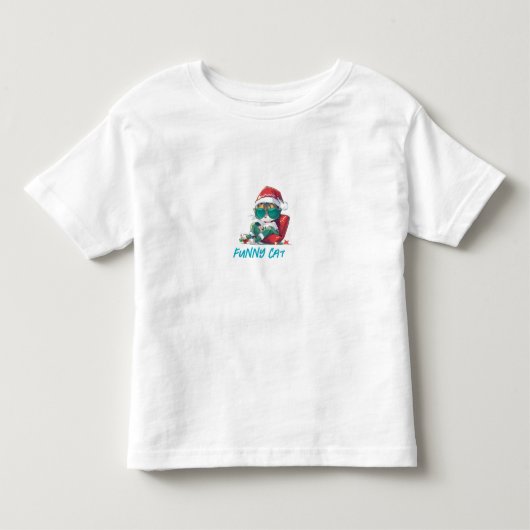Een grappige kat kinder shirts (Voorkant)
