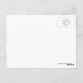 Een grappige kat slapen in bed Wish dat je hier wa Briefkaart (Achterkant)