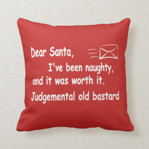 Een grappige kerstbrief aan de Kerstman... ik ben Kussen