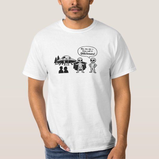 Een grappige kijk op de Disclosure-beweging T-shirt (Voorkant)