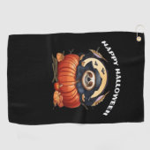 Een grappige luiaard vieren Halloween Essential T- Golfhanddoek (Horizontaal)