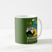 Een grappige mok voor koffie: "BEN EEN DEEL.." (Voorkant rechts)