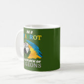 Een grappige mok voor koffie: "BEN EEN DEEL.." (Voorkant links)