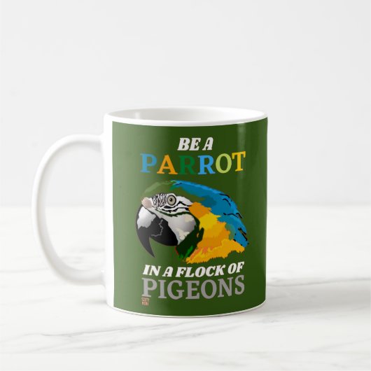 Een grappige mok voor koffie: "BEN EEN DEEL.." (Links)