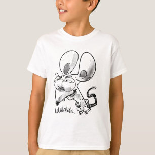 een grappige muizen cartoon t-shirt