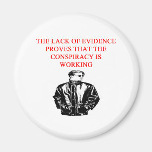 Een grappige samenzweringstheorie Nieuwe AfE grap Magneet