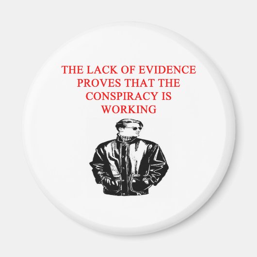 Een grappige samenzweringstheorie Nieuwe AfE grap Magneet (Voorkant)