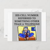 een grappige scheiding briefkaart (Voorkant / Achterkant)