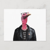 Een grappige Thanksgiving met de coole heer Turkey Briefkaart (Voorkant)