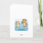 Een grappige Valentijnsdag. Feestdagen Kaart (Achterkant)