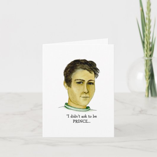 Een grappige vent als de kroonpassen goed zijn kaart (Voorkant)