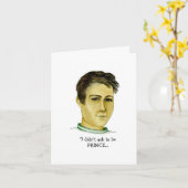 Een grappige vent als de kroonpassen goed zijn kaart (Gele Bloem)