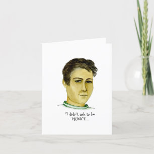 Een grappige vent als de kroonpassen goed zijn kaart