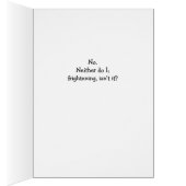 Een grappige vent die denkt (Binnen (Rechts))