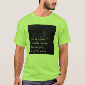 Een grappige vergelijking maken t-shirt (Voorkant)