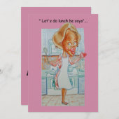 Een grappige verjaardagskaart feestdagenkaart (Voorkant / Achterkant)