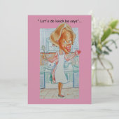 Een grappige verjaardagskaart feestdagenkaart (Staand voorkant)