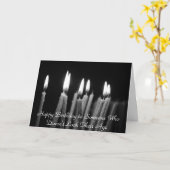 Een grappige verjaardagskaart voor iemand u houdt kaart (Gele Bloem)