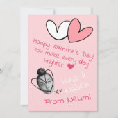 Een Grappige Wenskaart Met Jouw Gezicht Voor Valen Feestdagenkaart (Voorkant)