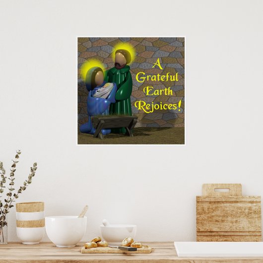 Een Grateful Earth Reis Poster (Keuken)