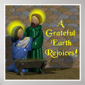 Een Grateful Earth Reis Poster