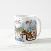 Een gratis boekbericht koffiemok (Voorkant rechts)